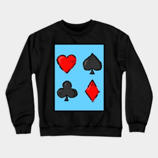 Lucky Playing Card Crewneck Sweatshirt